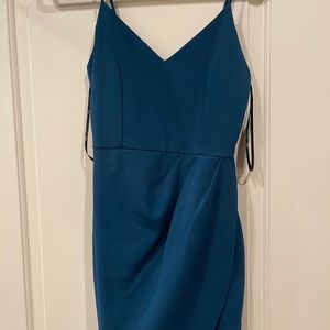 Forever your girl teal blue bodycon dress